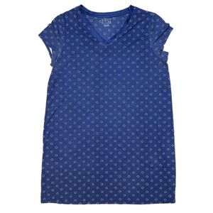 Simply Styled Blue Patterned Women's Top